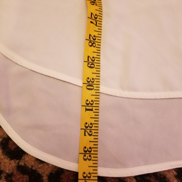 (Donated)KAARI Blue.. High Low Sheer Top - Picture 5 of 6